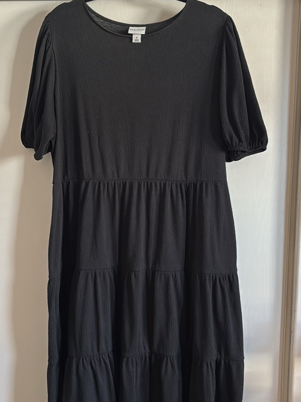 Ava & Viv Black Knit Top - Picture 1 of 3
